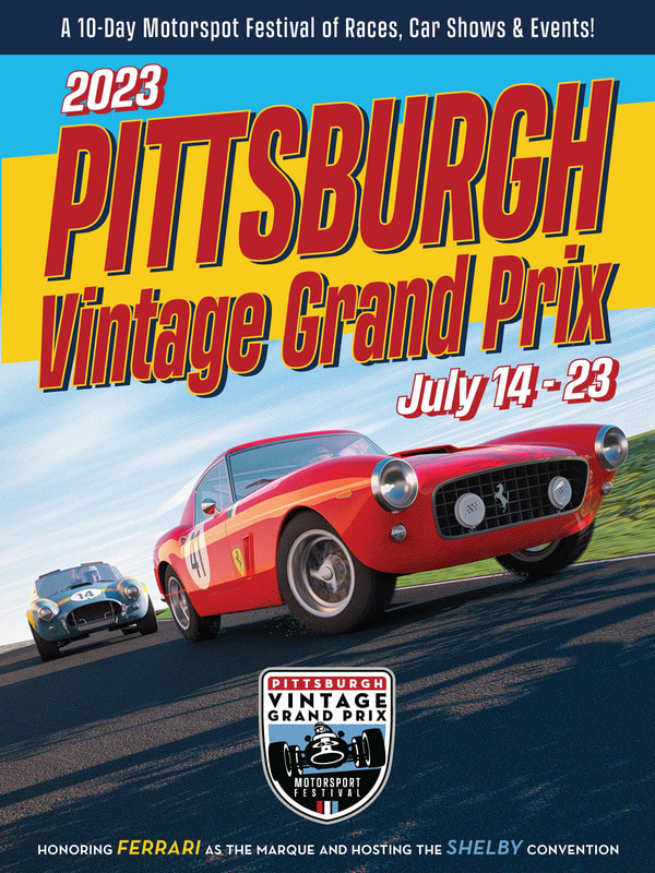 PITTSBURGH VINTAGE GRAND PRIX ANNOUNCES THAT FERRARI AND N.A.R.T. WILL BE HONORED MARQUE OF THE